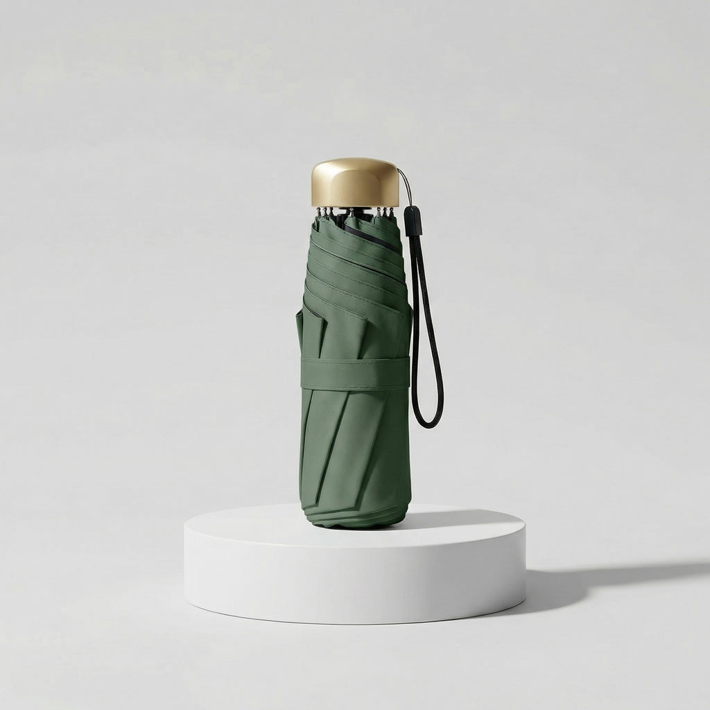 Parapluie de Poche Compact – Protection résistance aux UV 55%, Pliable, Léger,