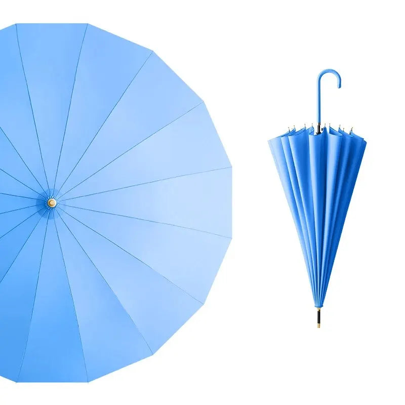 Parapluie Japonais 16 Baleines – Long Manche, Grand Format, Anti-intempéries