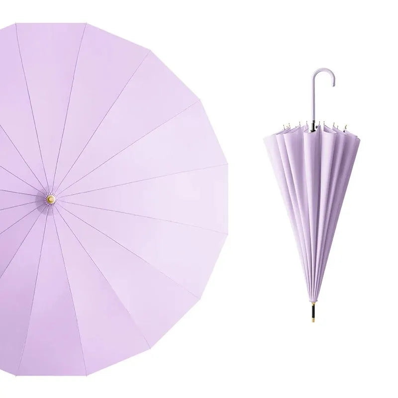 Parapluie Japonais 16 Baleines – Long Manche, Grand Format, Anti-intempéries