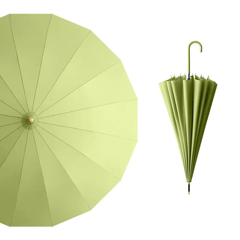 Parapluie Japonais 16 Baleines – Long Manche, Grand Format, Anti-intempéries